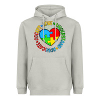 Moon Dust autism awareness puzzle heart love understand advo Heavyweight Hoodie - Artiststas