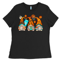Black basketball gnomes Ladies Tee - Zillion Design Studio