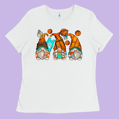 Basketball Gnomes Ladies Tee Designed By Zillion Design Studio