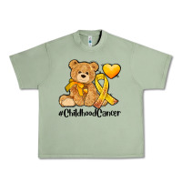 Oil Green childhood cancer and cancer ribbon Urban Heavy Tee - AdoDesignShop
