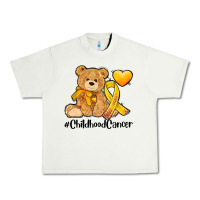 Pistachio childhood cancer and cancer ribbon Urban Heavy Tee - AdoDesignShop