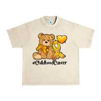 Sandshell childhood cancer and cancer ribbon Urban Heavy Tee - AdoDesignShop