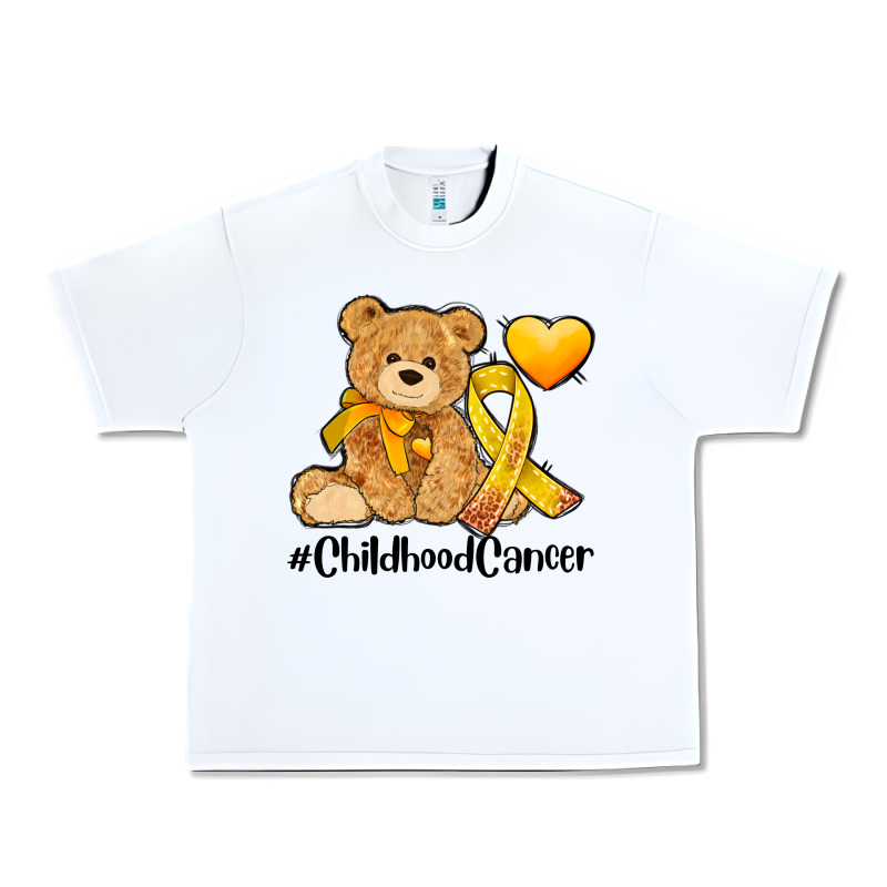 Childhood Cancer And Cancer Ribbon Urban Heavy Tee by AdoDesignShop | Teevron
