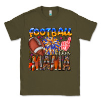 Army Green football mama Classic Tee - CowhideDigitalArt