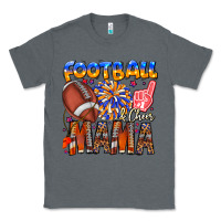 Charcoal Heather football mama Classic Tee - CowhideDigitalArt