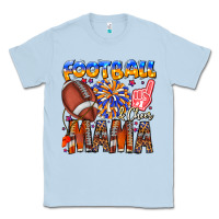 Dusty Blue football mama Classic Tee - CowhideDigitalArt