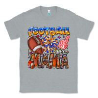 Heather Grey football mama Classic Tee - CowhideDigitalArt