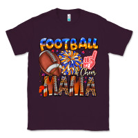 Plum football mama Classic Tee - CowhideDigitalArt