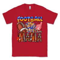 Red football mama Classic Tee - CowhideDigitalArt