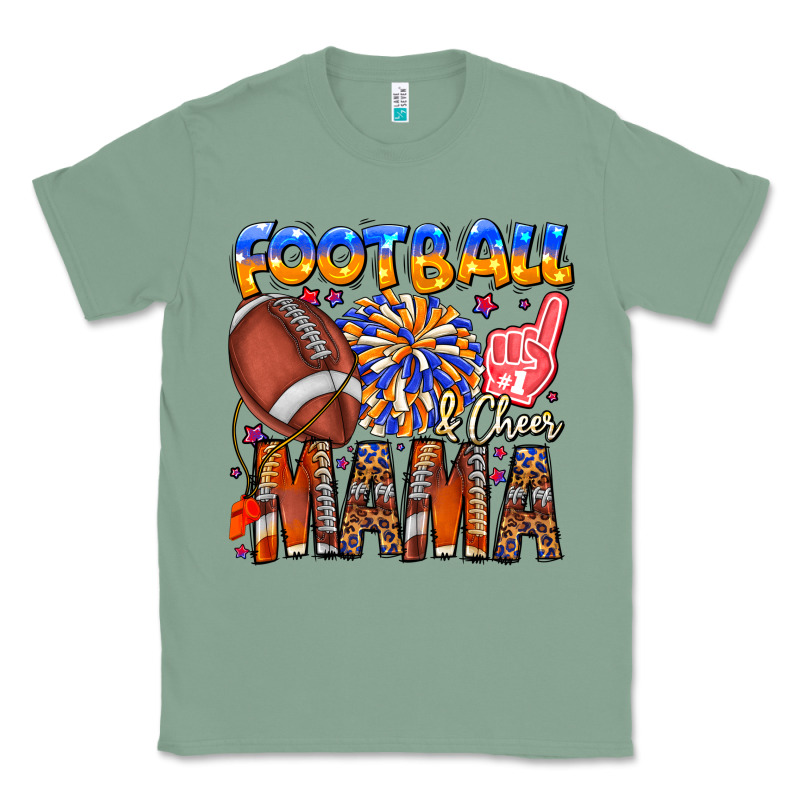 Football Mama Classic Tee by CowhideDigitalArt | Teevron