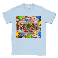Dusty Blue autism mom Classic Tee - BarkalooDesign