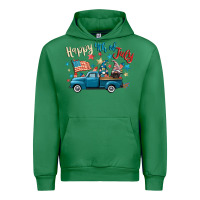 Emerald happy 4th of july gnome truck Urban Hoodie - CowGirlArtShop