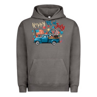 Pigment Tornado happy 4th of july gnome truck Urban Hoodie - CowGirlArtShop