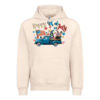 Sandshell happy 4th of july gnome truck Urban Hoodie - CowGirlArtShop