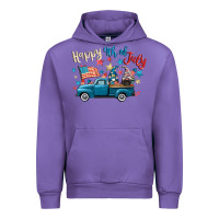 Tulip happy 4th of july gnome truck Urban Hoodie - CowGirlArtShop