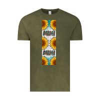 Vintage Olive mimi sunflower leopard  pen wrap Vintage Tee - Artiststas