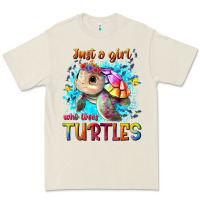 Bone just a girl who loves turtles Premium Tee - texasbilliewilder