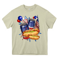 Mossy hotdog with beers billie wilder Heavy Core Tee - texasbilliewilder