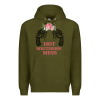 Army Green Hot Southern Mess Premium Hoodie - Bettercallsaul