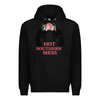 Black Hot Southern Mess Premium Hoodie - Bettercallsaul