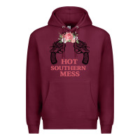 Burgundy Hot Southern Mess Premium Hoodie - Bettercallsaul
