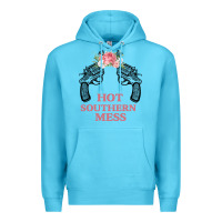 Ocean Blue Hot Southern Mess Premium Hoodie - Bettercallsaul