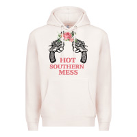 Pale Pink Hot Southern Mess Premium Hoodie - Bettercallsaul