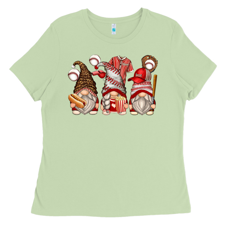 Baseball Gnomes Ladies Tee by Zillion Design Studio | Teevron