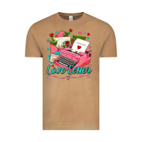 Vintage Camel love letter with typewriter Vintage Tee - AdoDesignShop