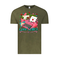 Love Letter With Typewriter Vintage Tee | Teevron