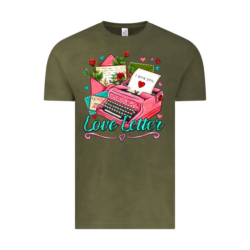 Love Letter With Typewriter Vintage Tee by AdoDesignShop | Teevron