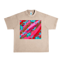 French Oak cancer boxing gloves and cancer ribbon Urban Heavy Tee - AdoDesignShop