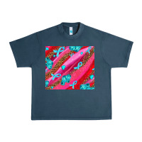 Midnight Navy cancer boxing gloves and cancer ribbon Urban Heavy Tee - AdoDesignShop
