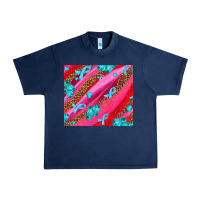 Navy cancer boxing gloves and cancer ribbon Urban Heavy Tee - AdoDesignShop