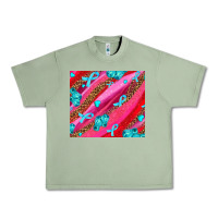 Oil Green cancer boxing gloves and cancer ribbon Urban Heavy Tee - AdoDesignShop