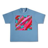 Pebble Blue cancer boxing gloves and cancer ribbon Urban Heavy Tee - AdoDesignShop