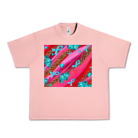 Salmon cancer boxing gloves and cancer ribbon Urban Heavy Tee - AdoDesignShop