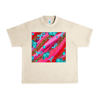 Sandshell cancer boxing gloves and cancer ribbon Urban Heavy Tee - AdoDesignShop