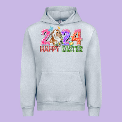 2024 Happy Easter Urban Hoodie Designed By Cowgirlartshop