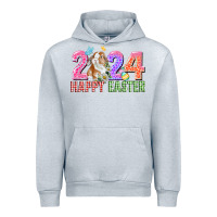 Heather Grey 2024 happy easter Urban Hoodie - CowGirlArtShop