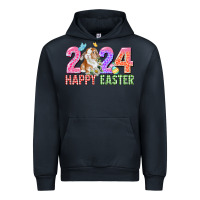 Navy 2024 happy easter Urban Hoodie - CowGirlArtShop
