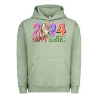 Pigment Oil Green 2024 happy easter Urban Hoodie - CowGirlArtShop