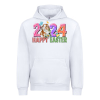 White 2024 happy easter Urban Hoodie - CowGirlArtShop