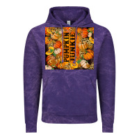 Cloud Purple Pumpkin Junkie Vintage Hoodie - RanaPortraitStore