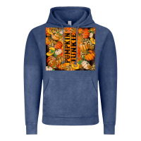 Vintage Denim Pumpkin Junkie Vintage Hoodie - RanaPortraitStore