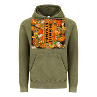 Vintage Olive Pumpkin Junkie Vintage Hoodie - RanaPortraitStore