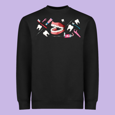 Dentist Elements Heavyweight Sweatshirt Designed By Adodesignshop