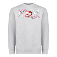 Heather Grey dentist elements Heavyweight Sweatshirt - AdoDesignShop