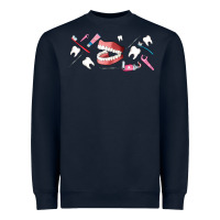 Navy dentist elements Heavyweight Sweatshirt - AdoDesignShop
