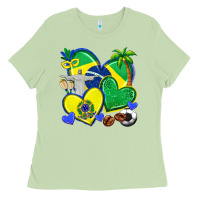 Matcha brazil hearts Ladies Tee - texasbilliewilder